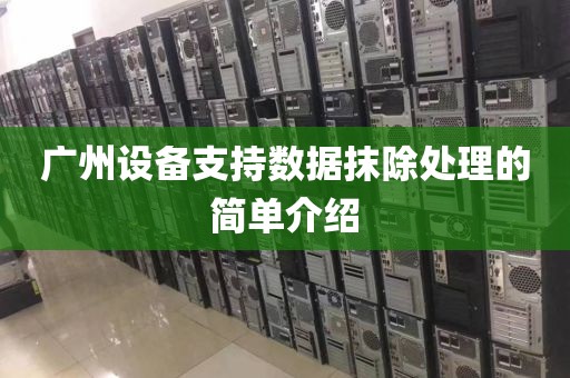 广州设备支持数据抹除处理的简单介绍